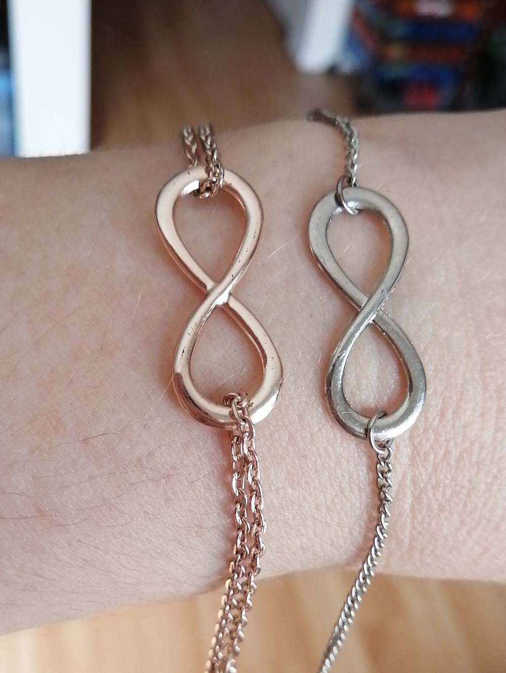 2 Infinity Romantic/Friendship Bracelets  Women's Men's Adjustable Sized 7-8.5